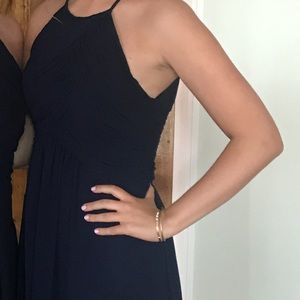 Navy blue bridesmaid dress 😍